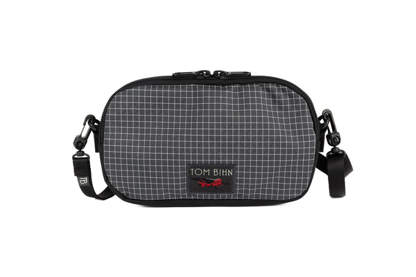 The Bantam in Steel 200 Halcyon with a shoulder strap